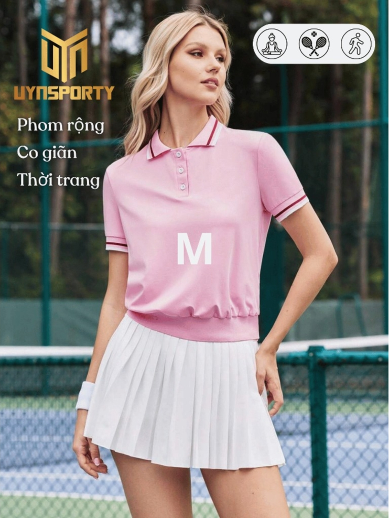 Áo Pickleball Nữ UYNSPORTY, Áo Thể Thao Nữ, Áo Tập Pickleball Nữ, Tổng Hợp