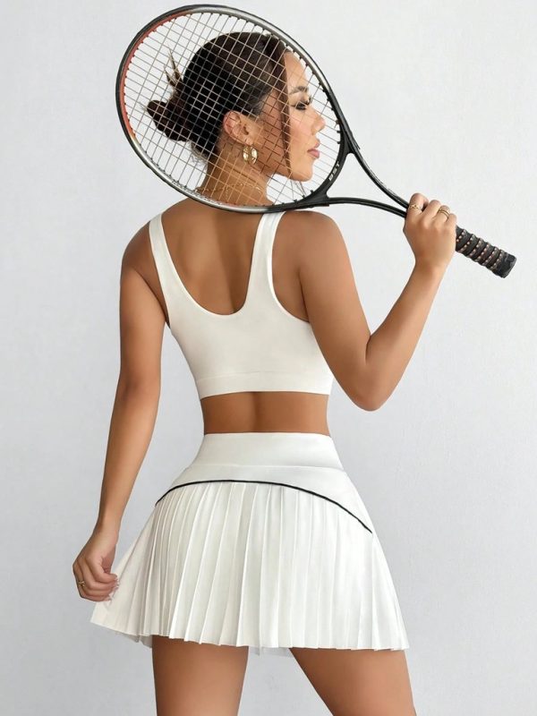 Chân Váy Pickleball Nữ UYNSPORTY Xếp Ly – Dáng Casual, Năng Động, Co Giãn Cao, Eo Chun, Ôm Dáng